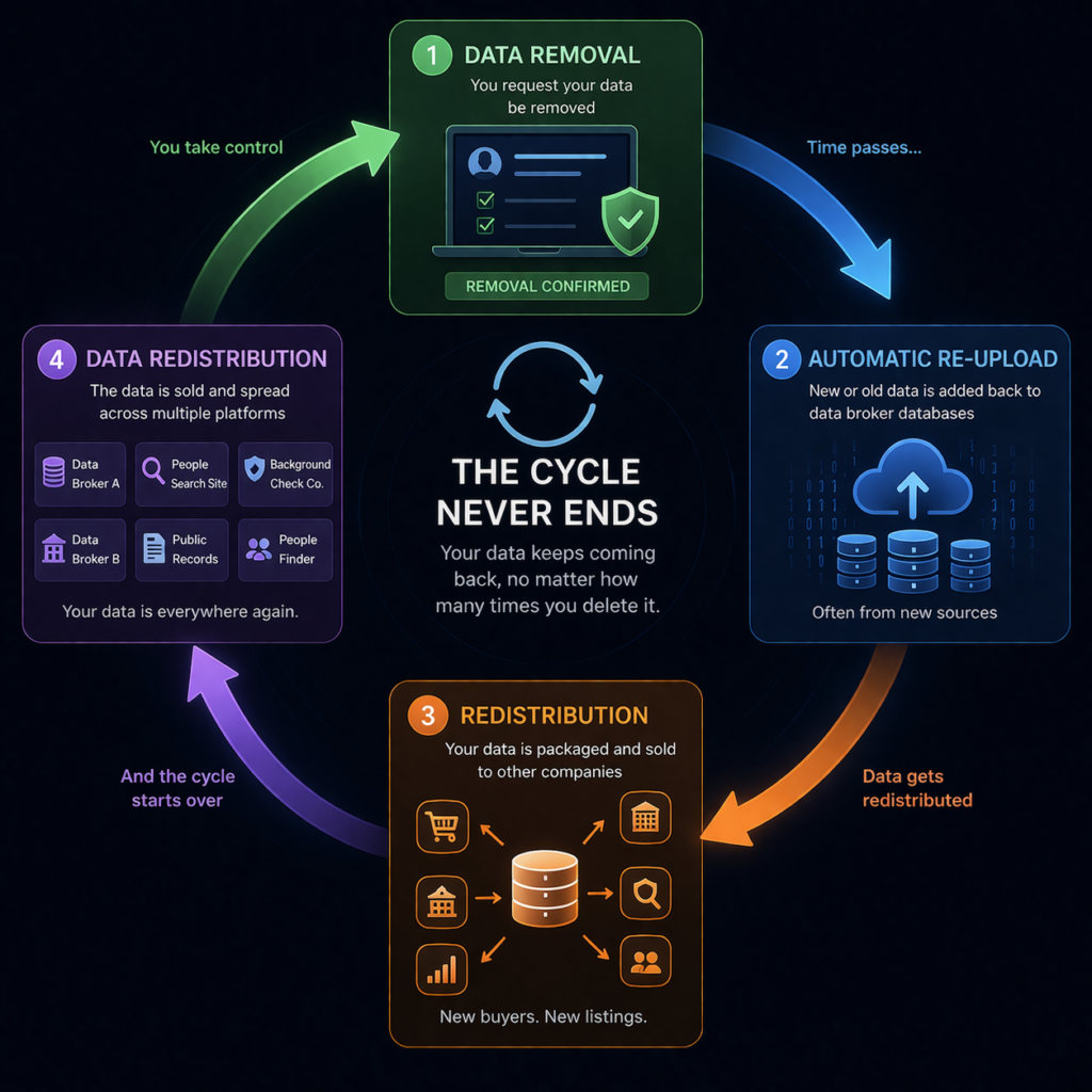 how to remove your personal information from the internet: The endless cycle of data retrieval