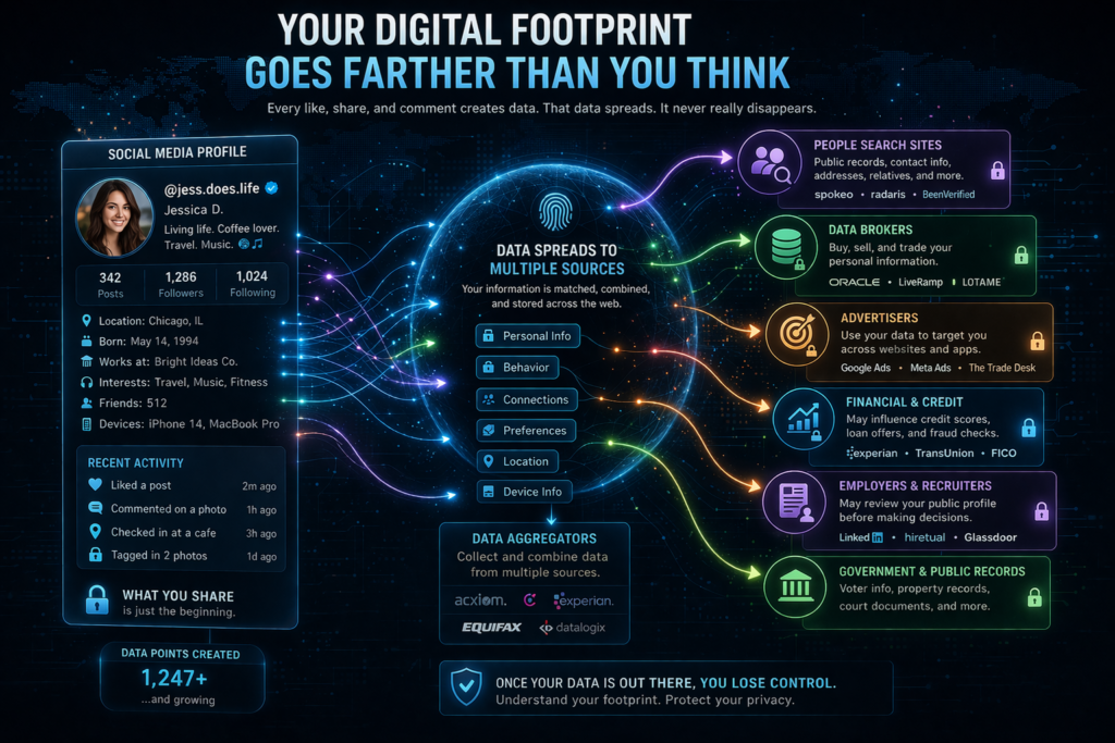how to stay safe on social media: Your digital footprint spreads far