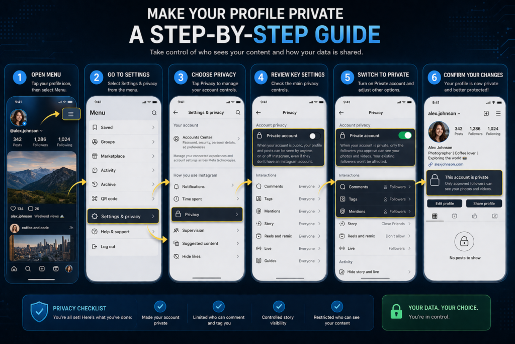 how to stay safe on social media: Step-by-step guide to privacy settings