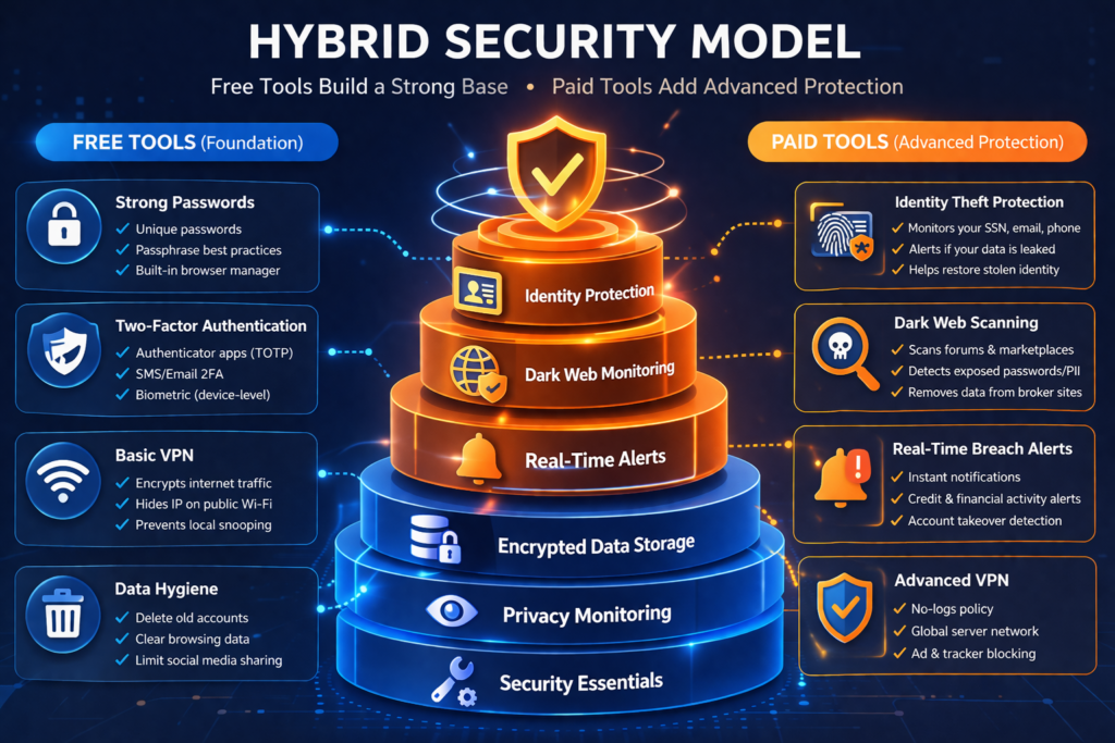 Cybersecurity Tips Everyone Should Know: Hybrid security model overview