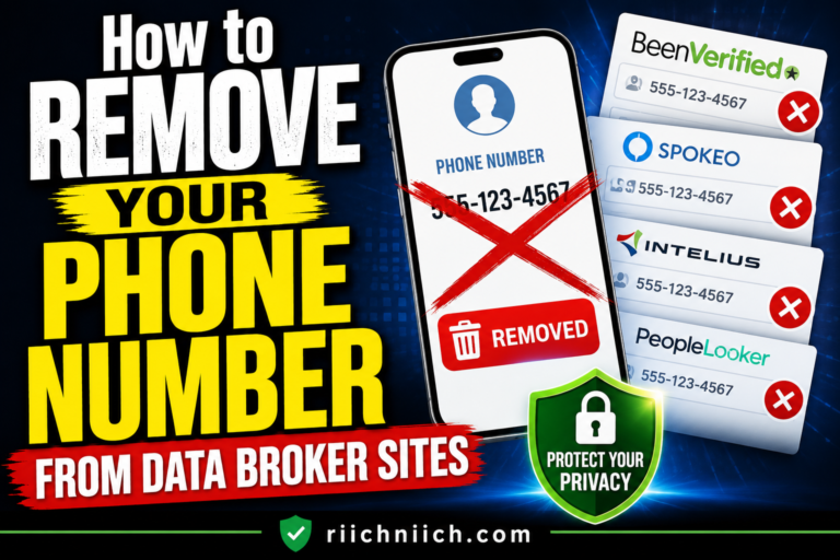How to Remove Your Phone Number From Data Broker Sites