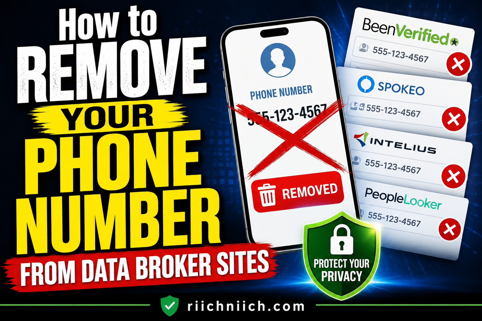 You are currently viewing How to Remove Your Phone Number From Data Broker Sites