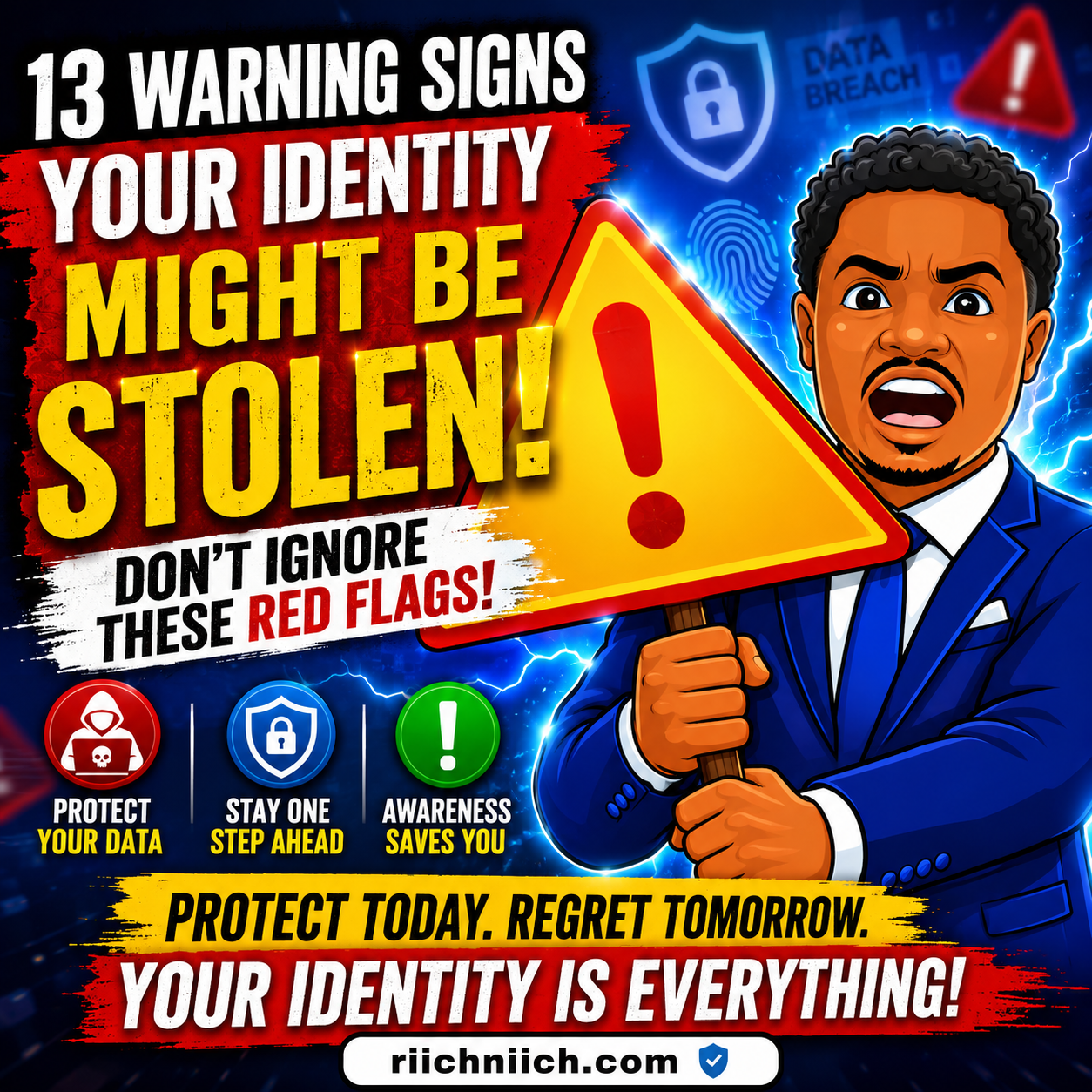 Read more about the article 13 Warning Signs Someone Stole Your Identity (And What To Do Immediately)