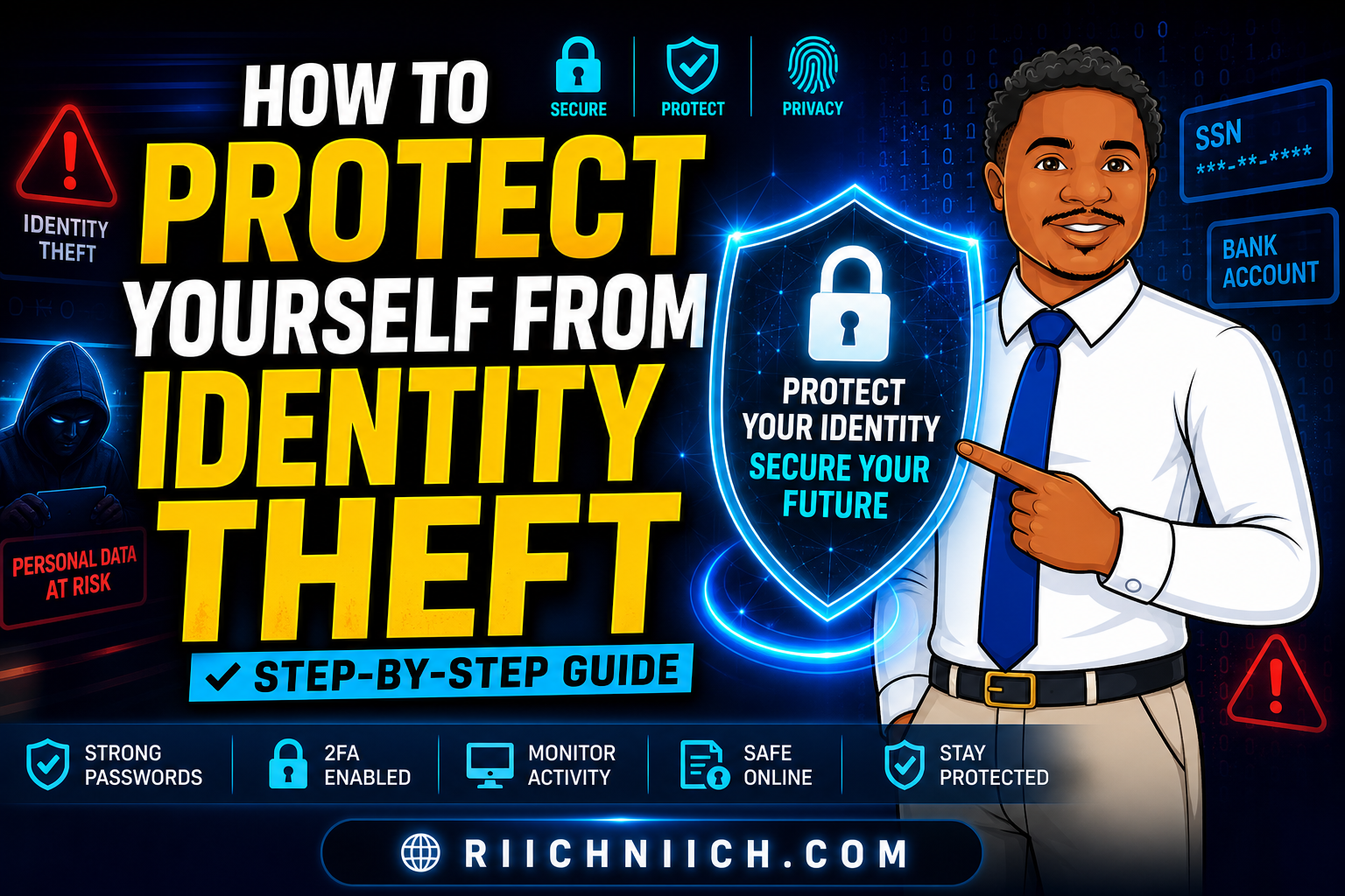 You are currently viewing How to Protect Yourself from Identity Theft (Step-by-Step Guide)