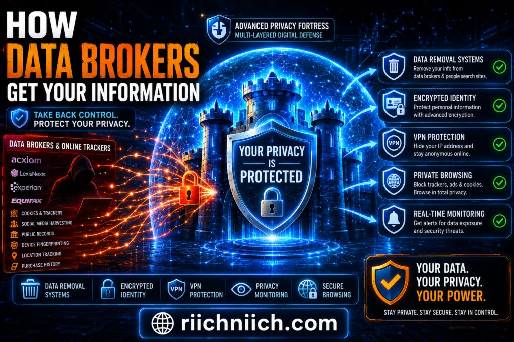 how data brokers get your information: Protect your data, secure your privacy