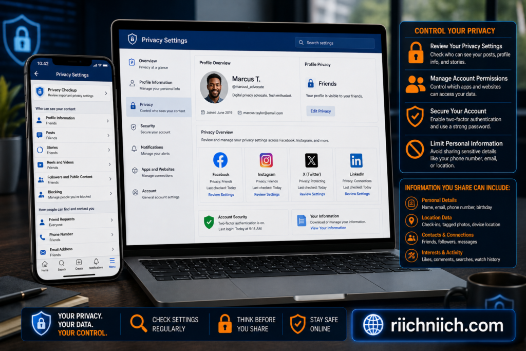 how data brokers get your information: Privacy settings overview on modern devices