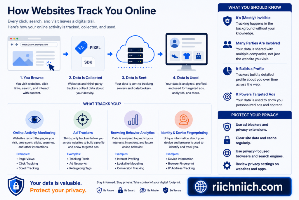 how data brokers get your information: How websites track your online activity