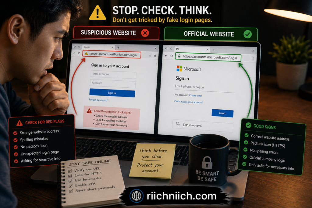 how hackers get your email address: Stay safe: identify fake websites