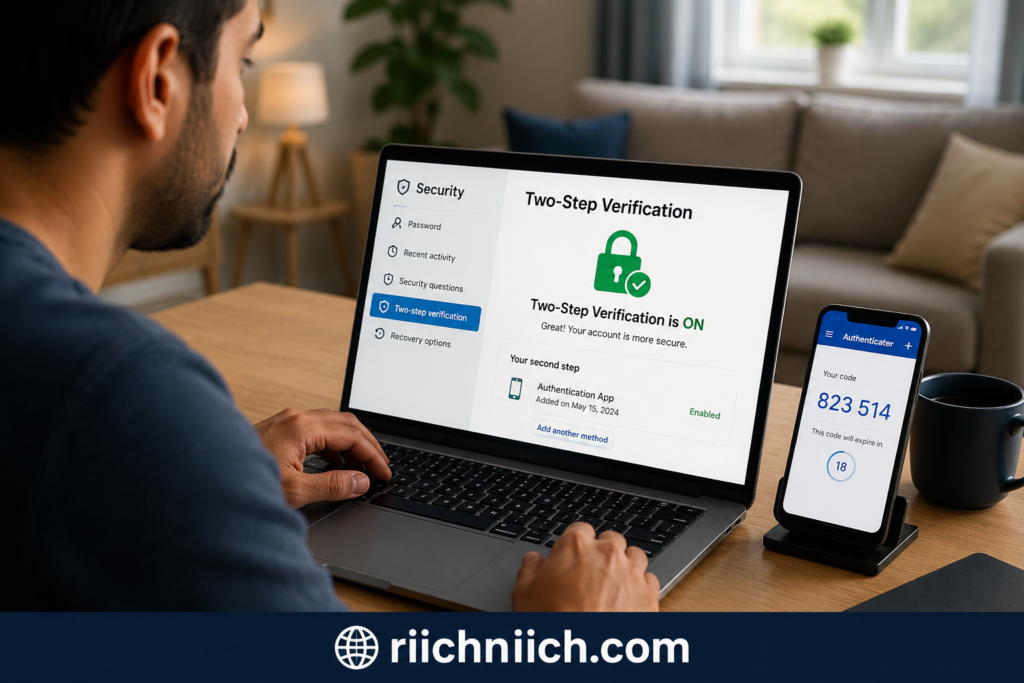 how to protect your email from hackers: Secure account setup in progress