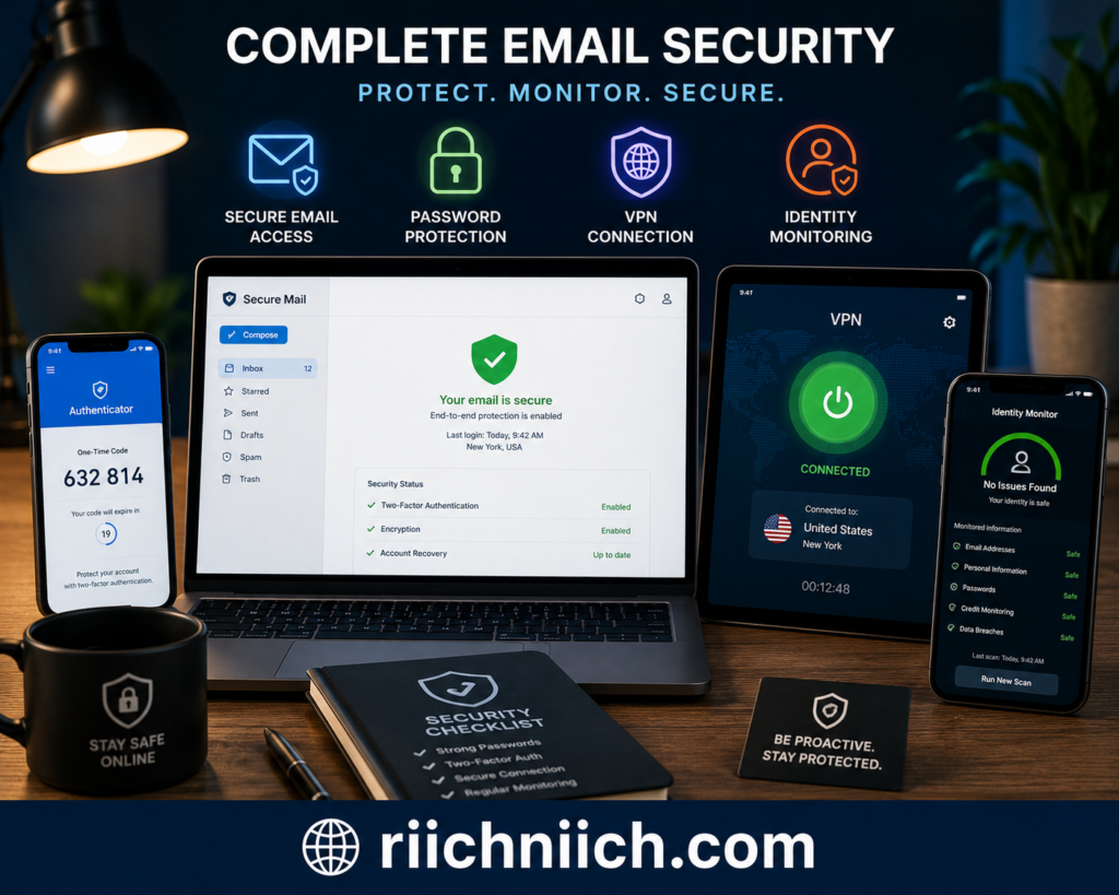 how to protect your email from hackers: Complete email security setup