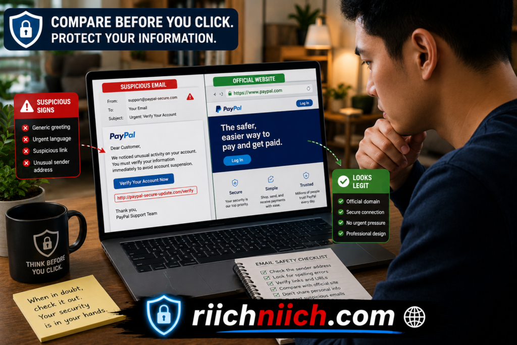 what happens after a data breach: Think before you click: email safety tips