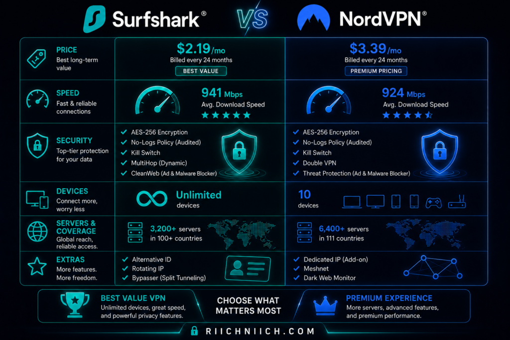 is surfshark worth it: VPN showdown: Surfshark vs NordVPN