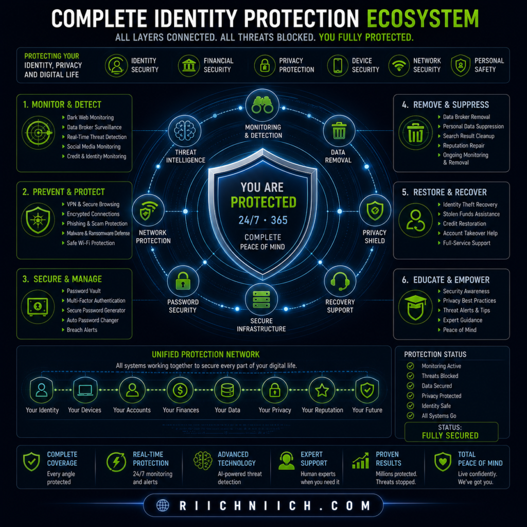how to protect yourself from identity theft: Identity protection dashboard design