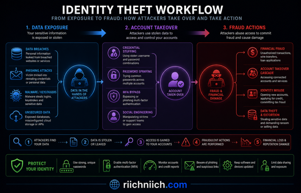 why insider threats are more dangerous than hackers: Identity theft prevention infographic