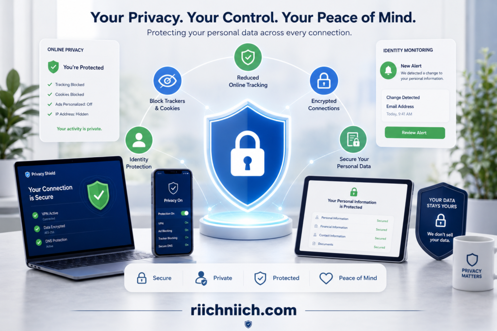 how your personal data ends up online: Your privacy, your control, your peace.