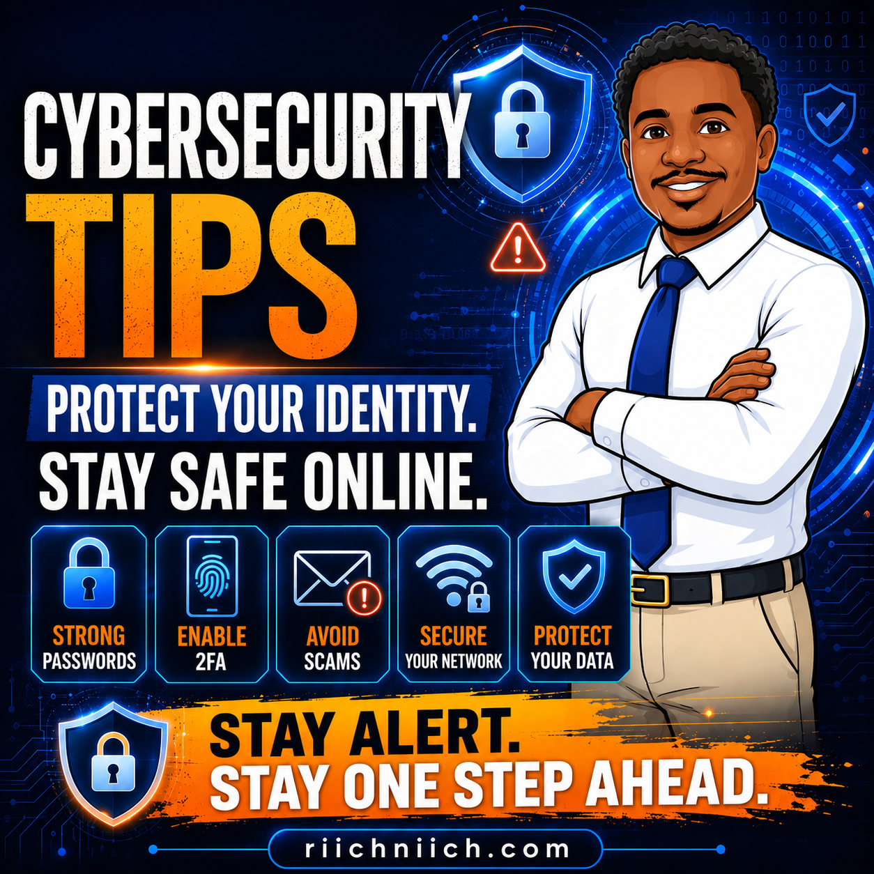 Read more about the article Cybersecurity Tips Everyone Should Know (2026 Guide)