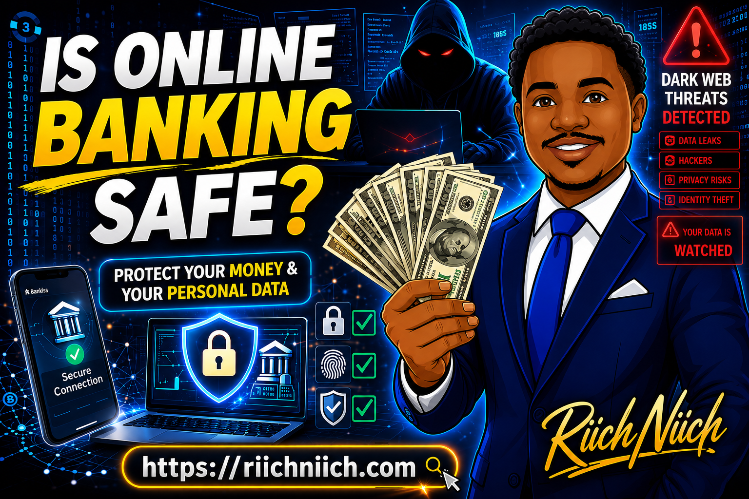 Read more about the article Is Online Banking Safe in 2026? (Risks + How to Protect Your Money)
