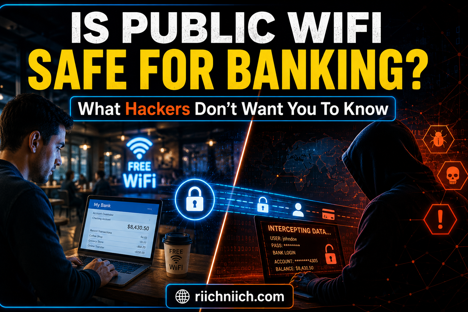 You are currently viewing Is Public WiFi Safe For Banking?