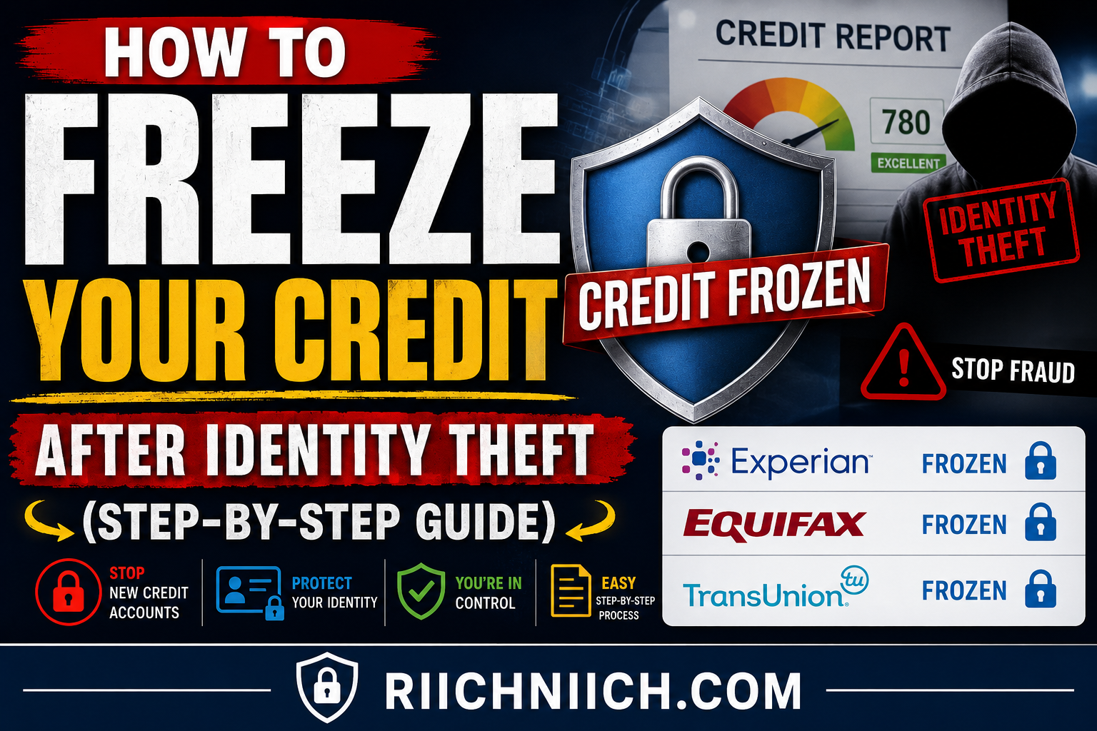 You are currently viewing How To Freeze Your Credit After Identity Theft (Step-By-Step Guide)