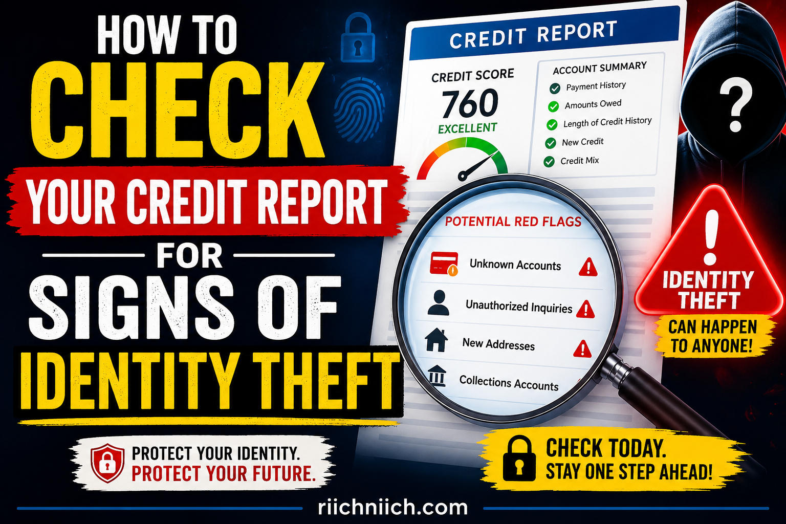 You are currently viewing How To Check Your Credit Report For Signs Of Identity Theft