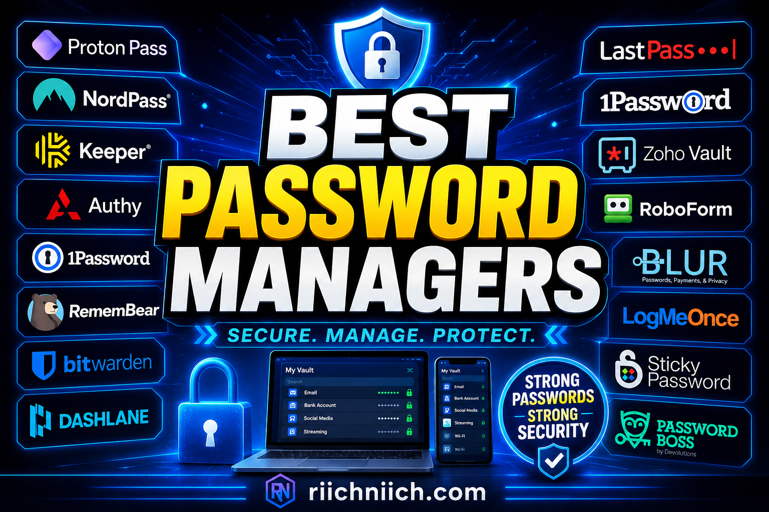 Read more about the article Best Password Managers (2026 Guide): Protect Your Accounts From Hackers