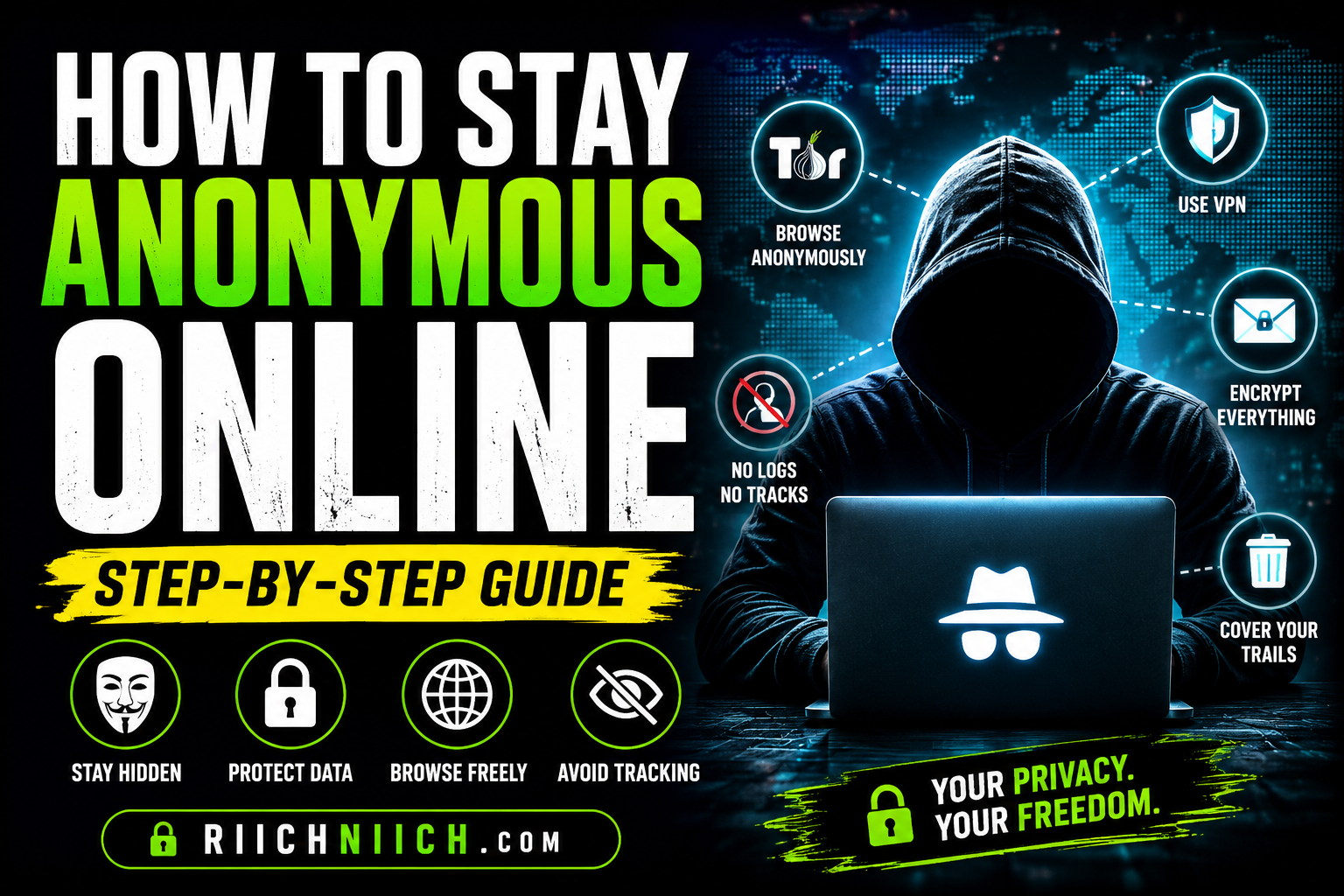 Read more about the article How to Stay Anonymous Online (Step-by-Step Guide)