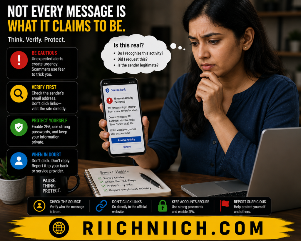 how phishing scams work: Think before you click