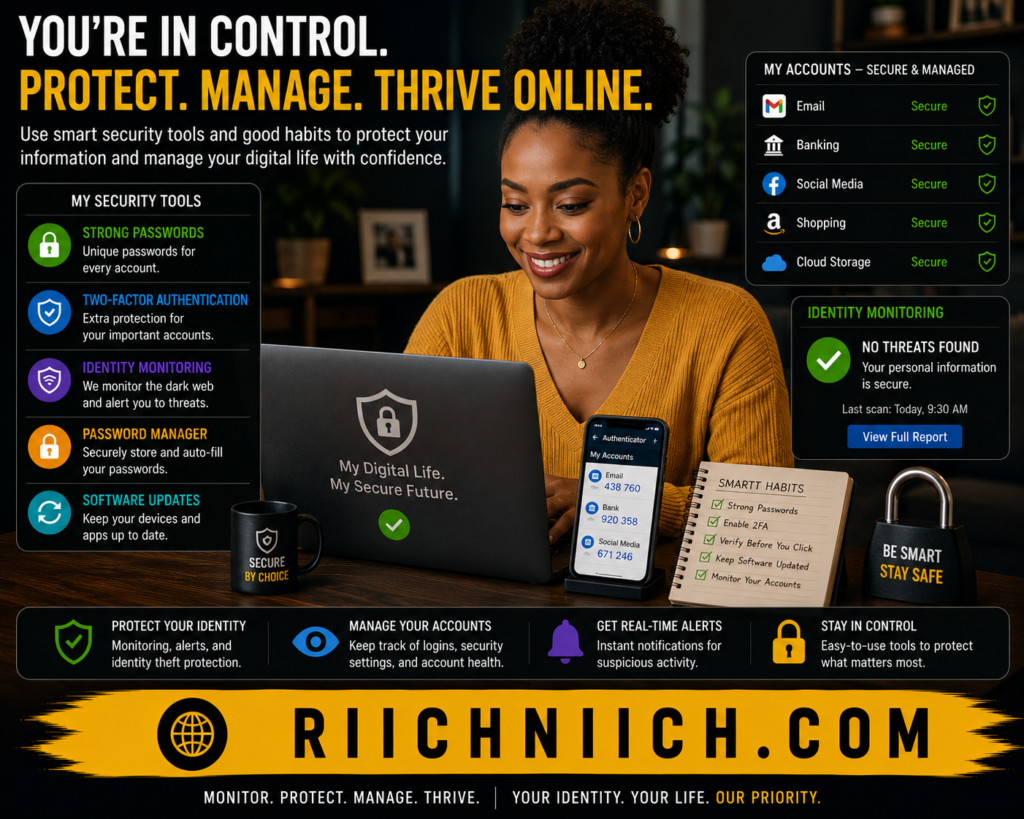 how phishing scams work: Stay in control: secure your digital life