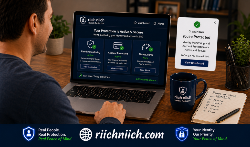  is identity theft protection worth it: Secure workspace with identity protection dashboard