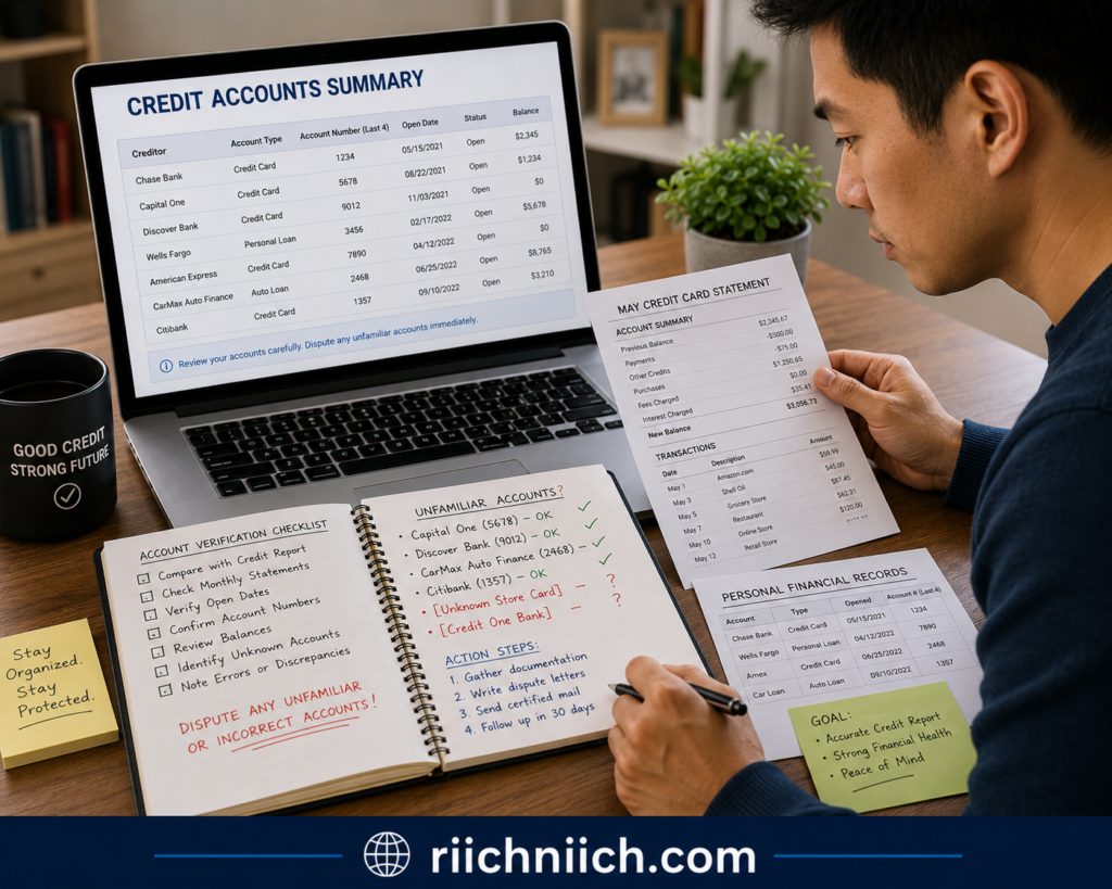 how to check your credit report for signs of identity theft: Organized financial review and planning