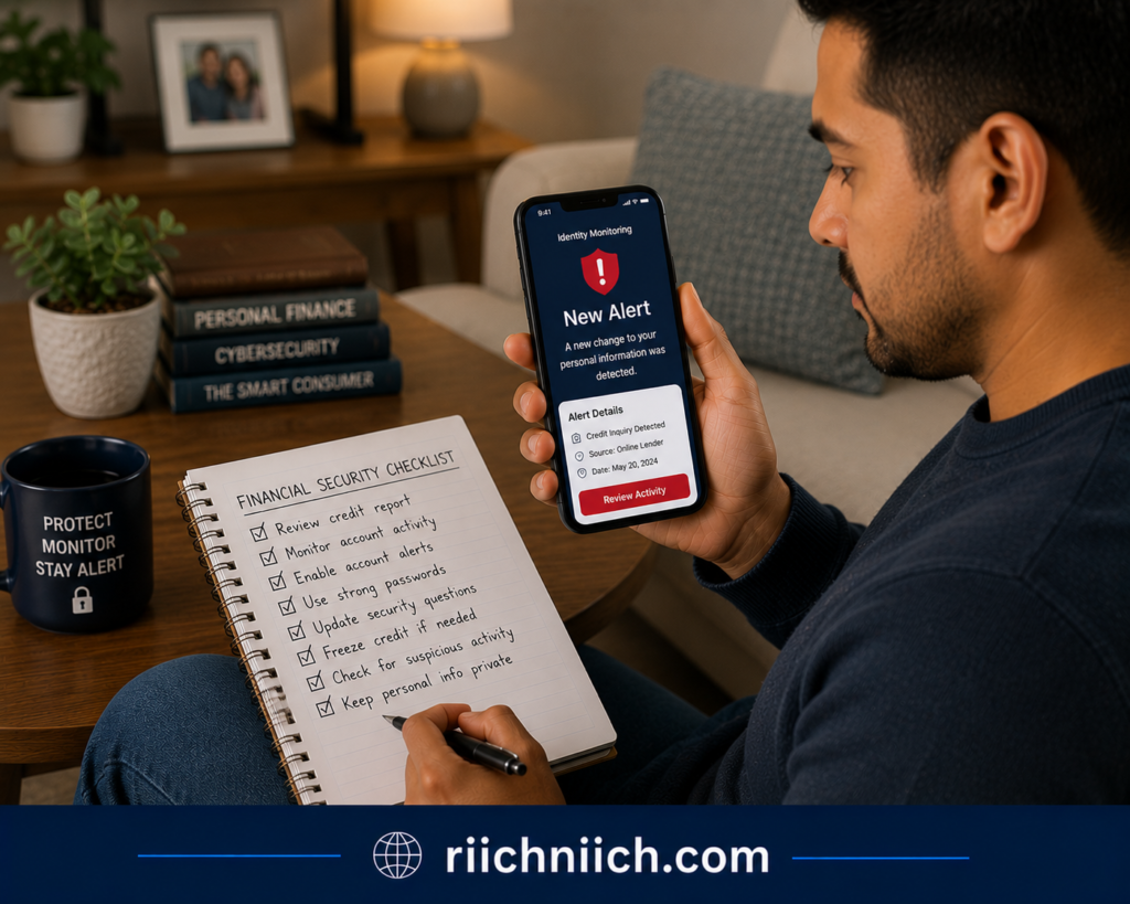 how to check your credit report for signs of identity theft: Financial security check-in at home