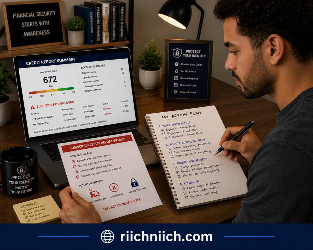 how to check your credit report for signs of identity theft: Action plan for credit fraud prevention