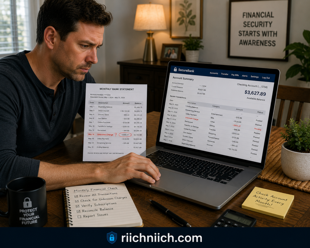 what personal information do hackers want most: Reviewing financial statements at home