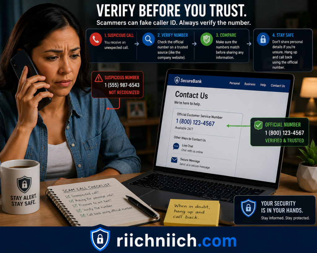 what to do after a data breach: Verify before you trust: scam call guide