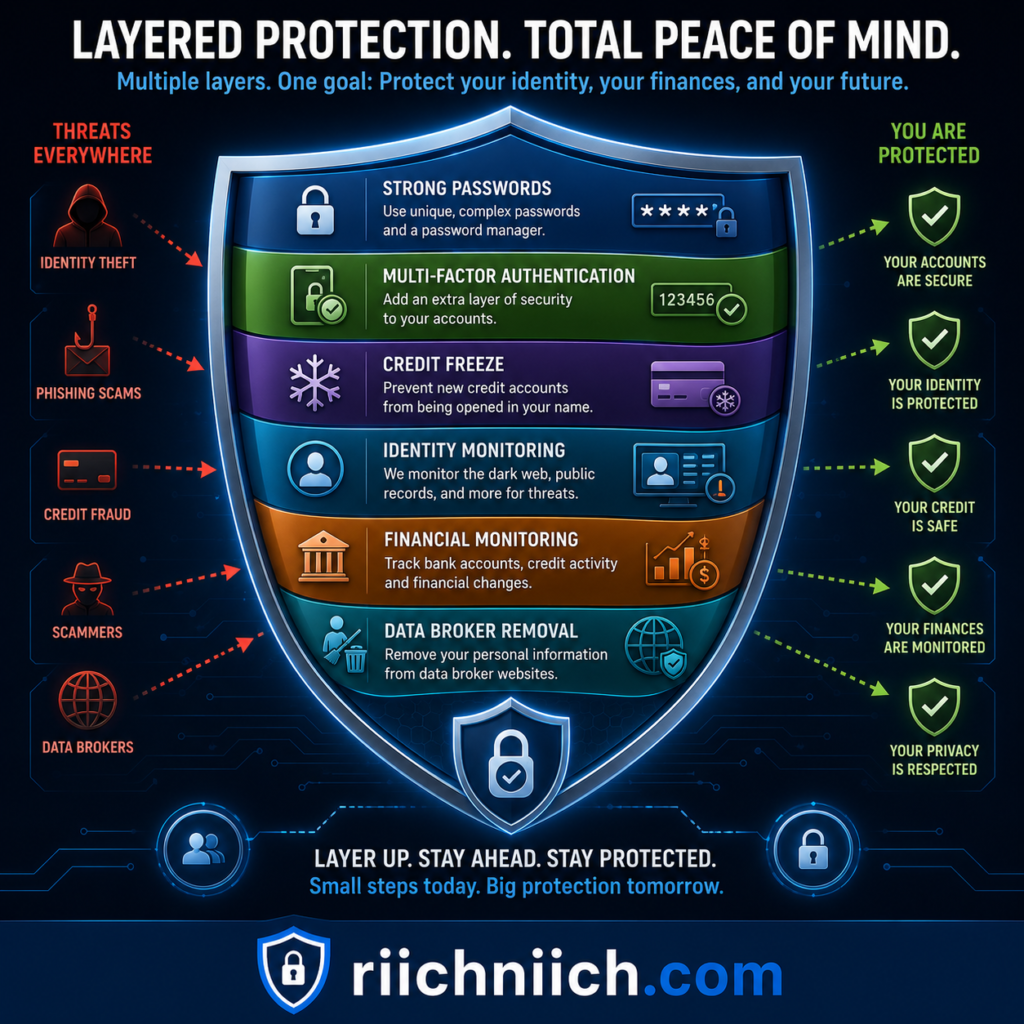 what to do after a data breach: Layered protection for identity security