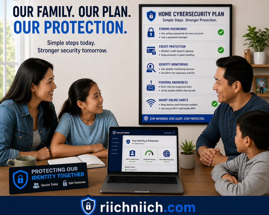 what to do after a data breach: Our family cybersecurity plan