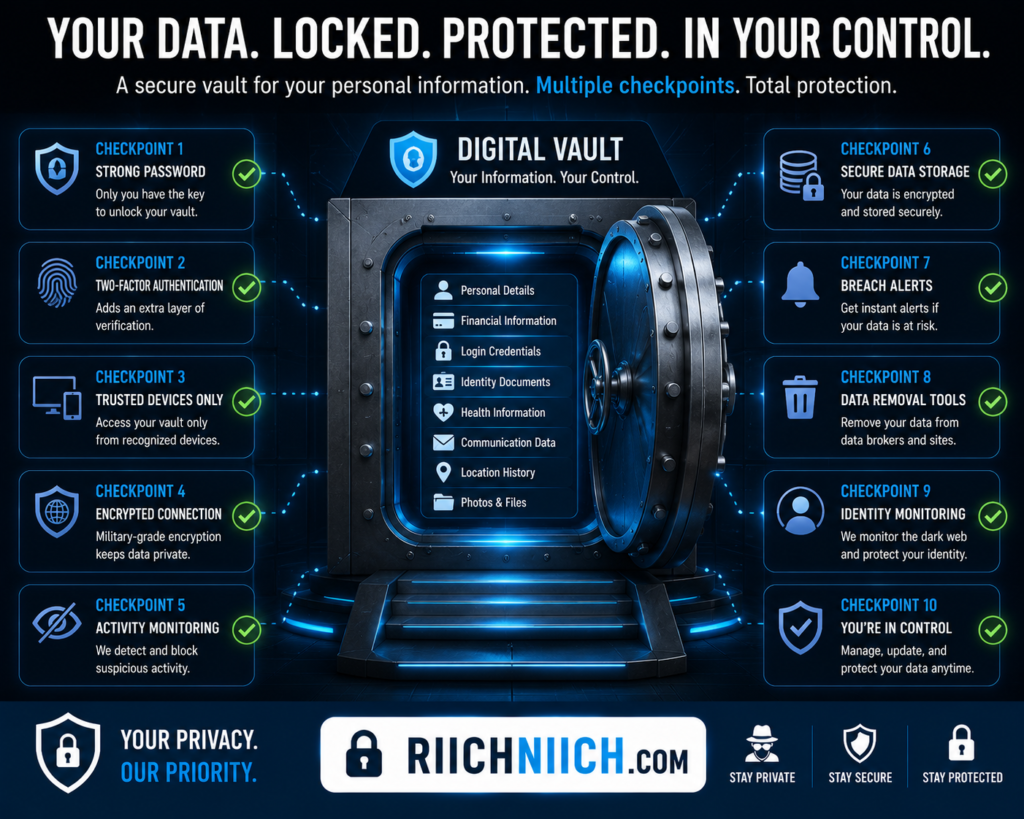 how to stay anonymous online: Your data. Locked and protected.