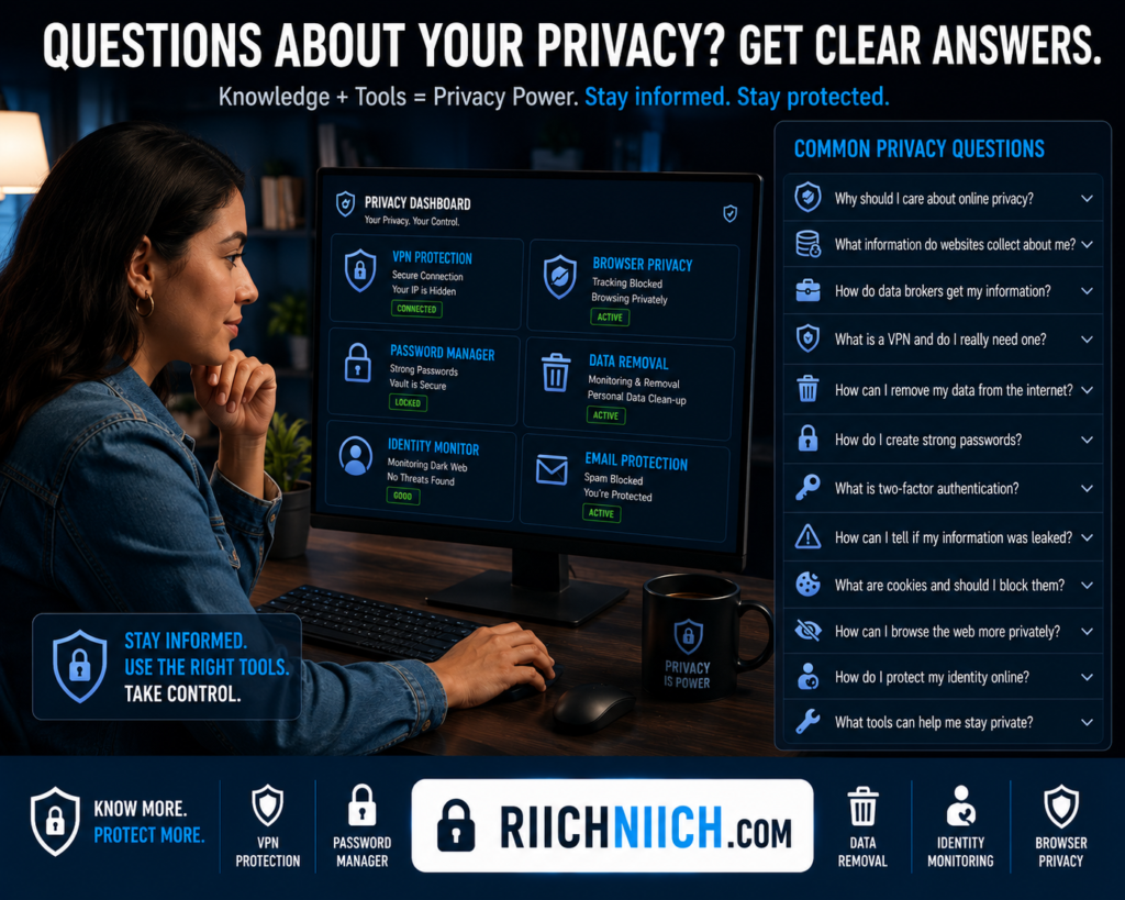 how to stay anonymous online: Privacy dashboard and security tools