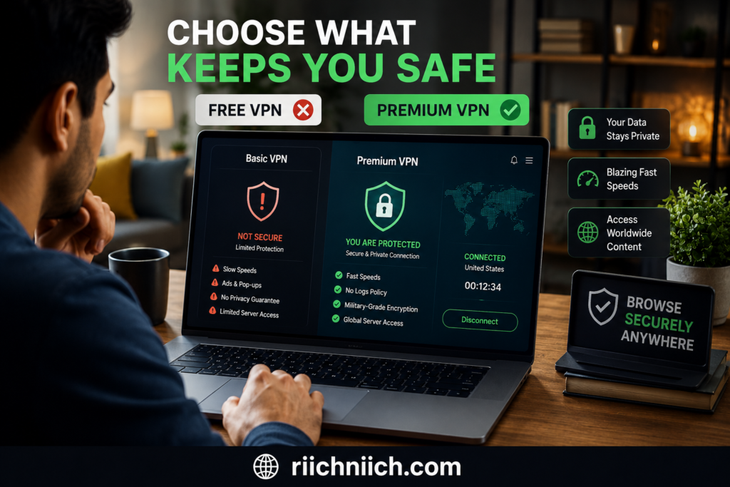 free vs paid VPN: Comparing free and premium VPN options