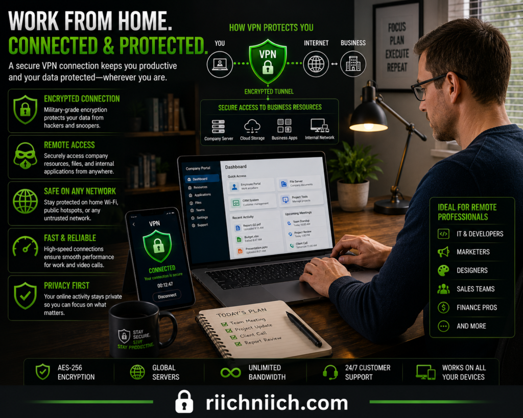 free vs paid VPN: Secure your work from home connection