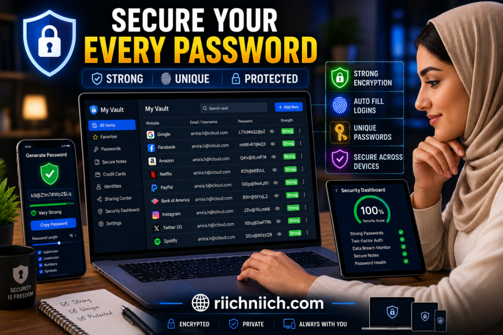 how to protect your personal data online: Secure your passwords everywhere you go
