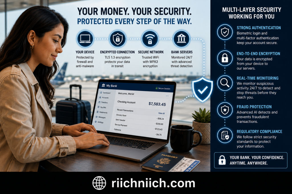 is public WiFi safe for banking: 