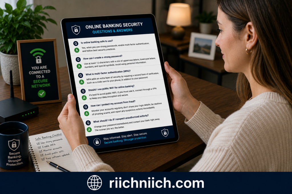 is public WiFi safe for banking: Focused on secure online banking answers