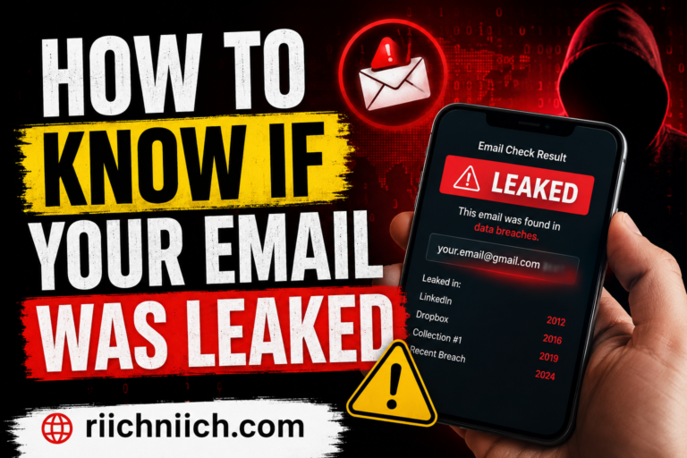 How to Know If Your Email Was Leaked