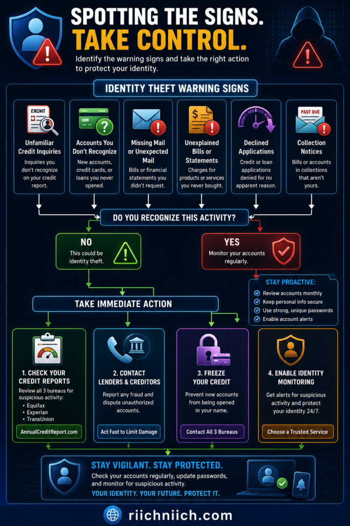 how to tell if someone opened an account in your name: Spotting identity theft signs and actions