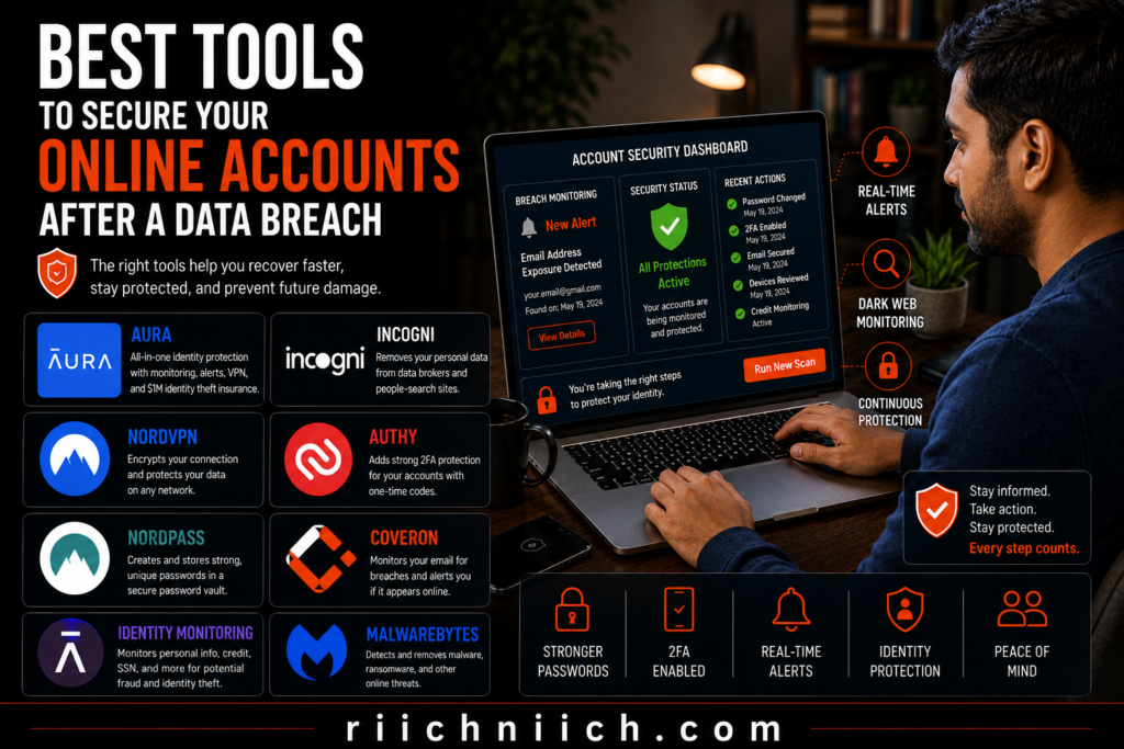 how to secure your online accounts after a data breach: Secure your identity after breaches