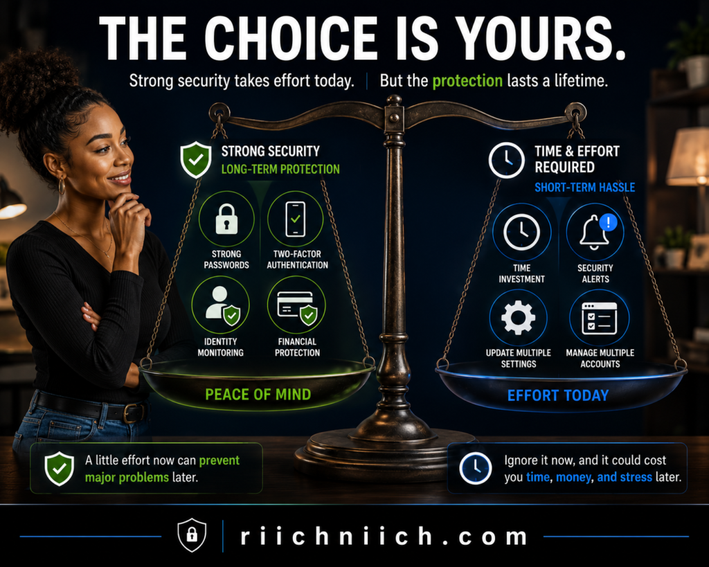 how to secure your online accounts after a data breach: The choice of cybersecurity efforts