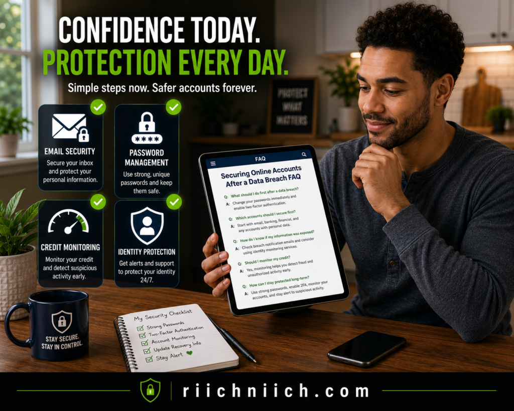 how to secure your online accounts after a data breach: Promoting online security with confidence