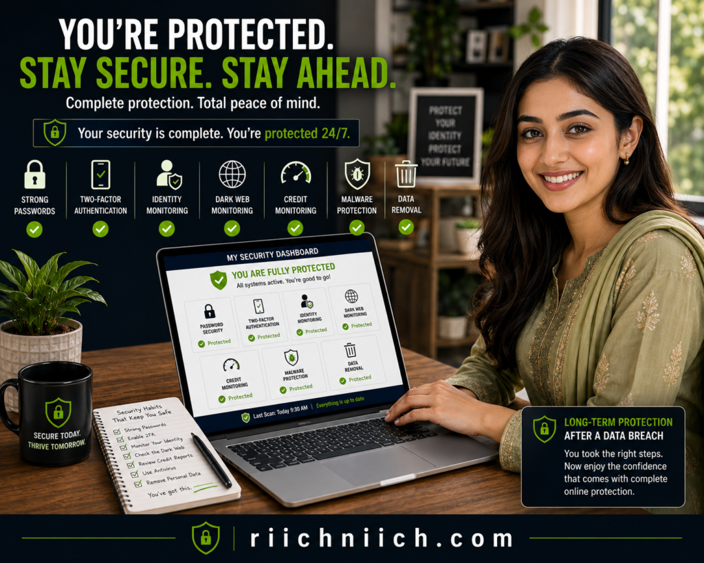 how to secure your online accounts after a data breach: Complete protection at your desk