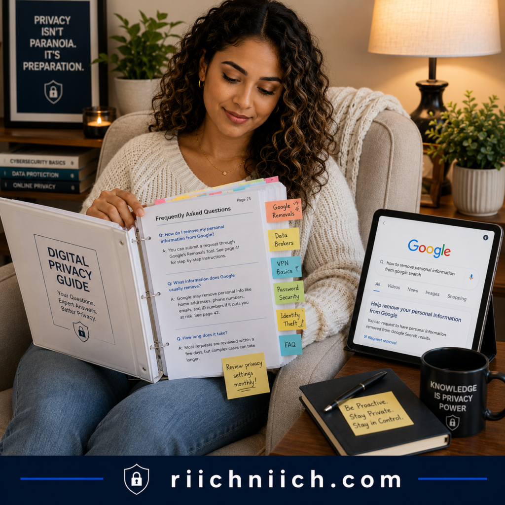 how to remove your information from Google search results: Cozy Digital Privacy Reading Nook